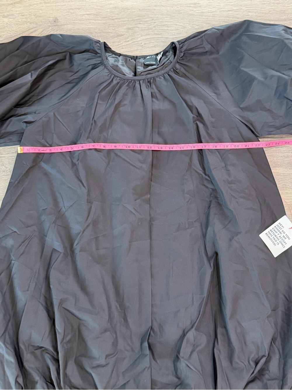 ASOS DESIGN Short Puff Sleeve Bubble Hem Mini Dress Size 12 - Picture 11 of 12